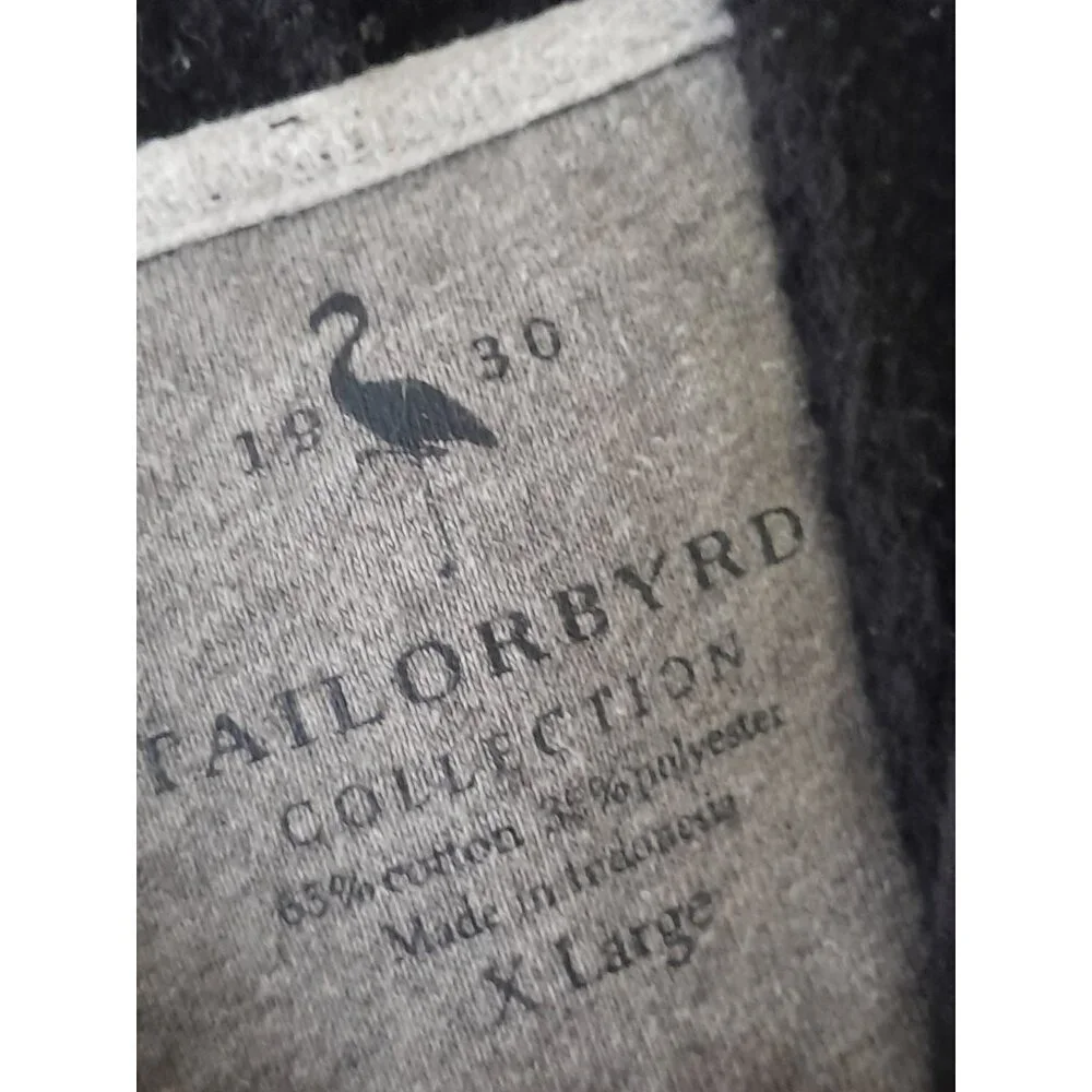 Tailorbyrd Collection Mens Outdoor School Work Minimalist Hoodie XXL Black